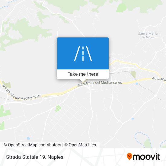 Strada Statale 19 map