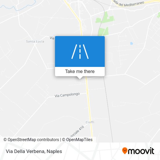Via Della Verbena map