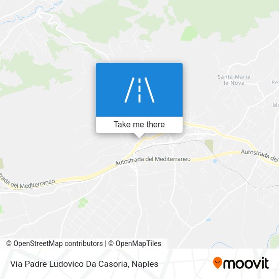 Via Padre Ludovico Da Casoria map
