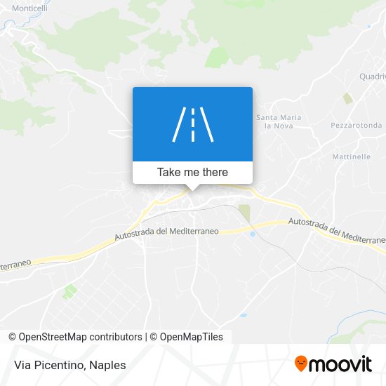 Via Picentino map