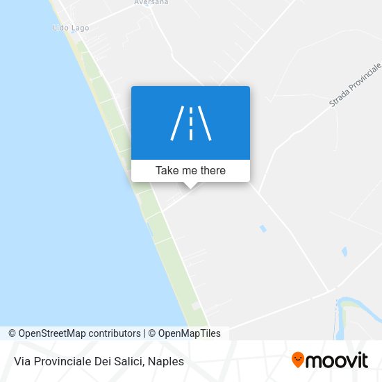 Via Provinciale Dei Salici map