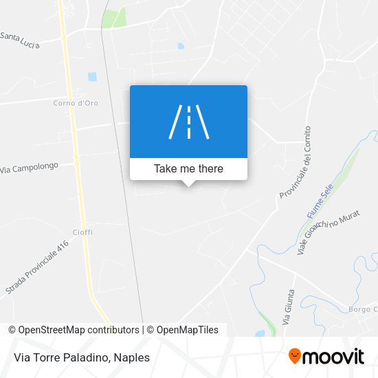 Via Torre Paladino map