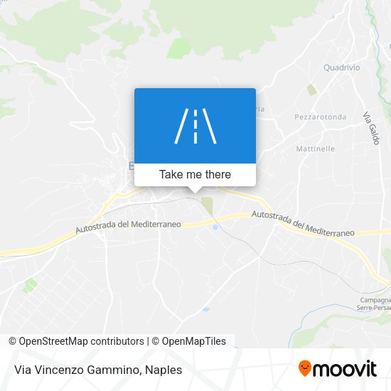 Via Vincenzo Gammino map