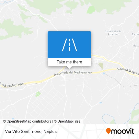 Via Vito Santimone map