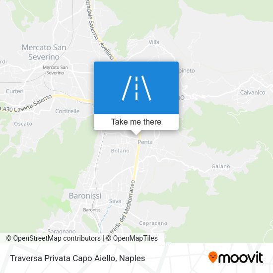 Traversa Privata Capo Aiello map