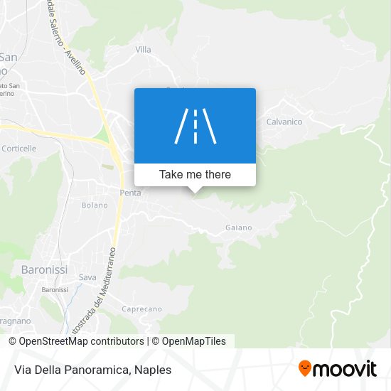 Via Della Panoramica map