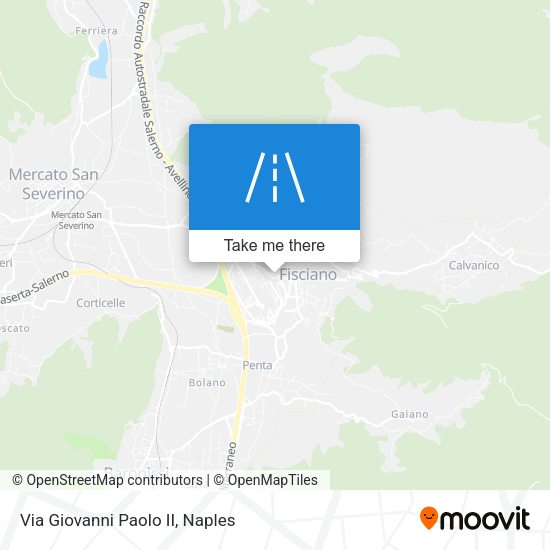 Via Giovanni Paolo II map