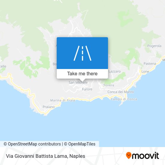 Via Giovanni Battista Lama map