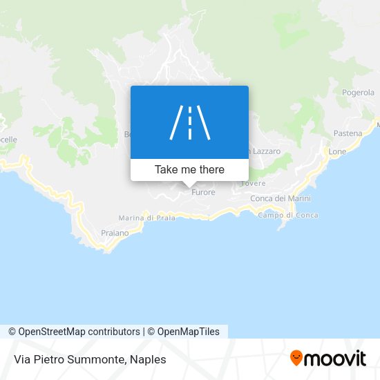 Via Pietro Summonte map