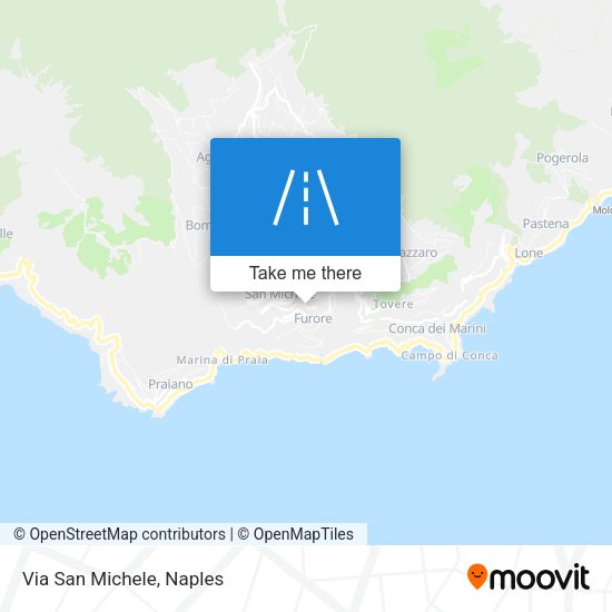 Via San Michele map