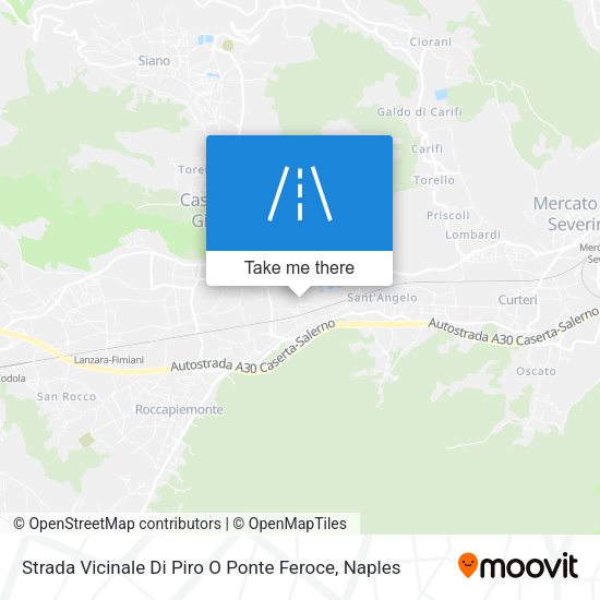 Strada Vicinale Di Piro O Ponte Feroce map