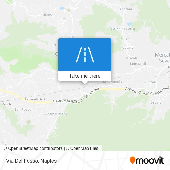Via Del Fosso map