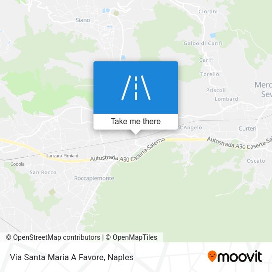 Via Santa Maria A Favore map