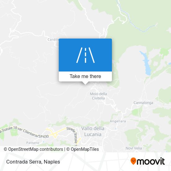 Contrada Serra map