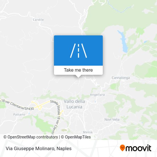 Via Giuseppe Molinaro map
