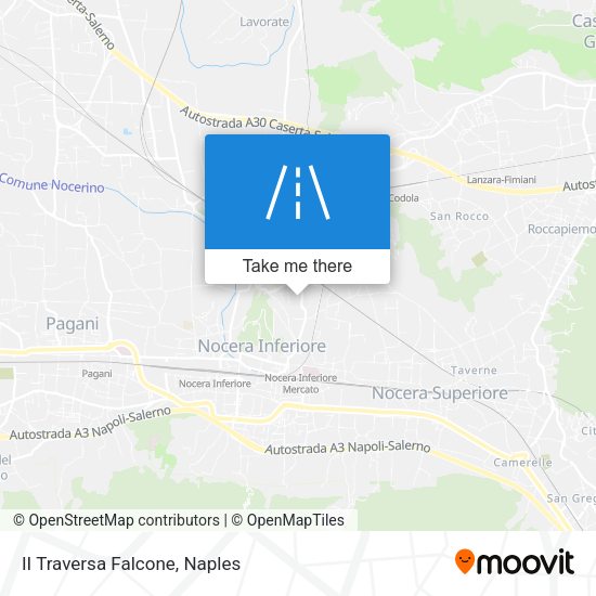 II Traversa Falcone map