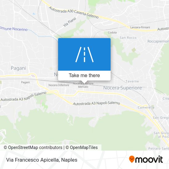 Via Francesco Apicella map