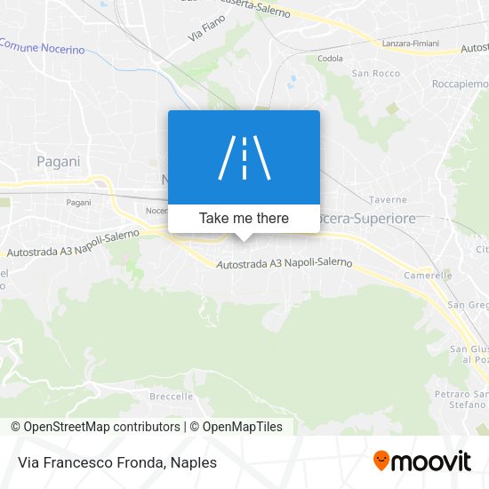 Via Francesco Fronda map