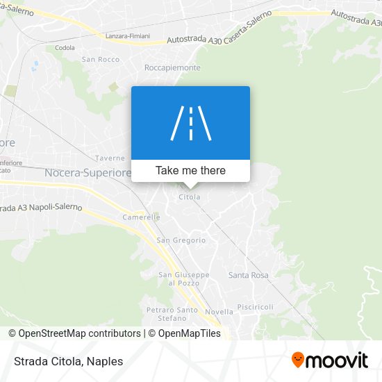 Strada Citola map