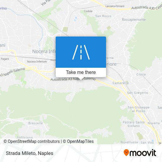 Strada Mileto map