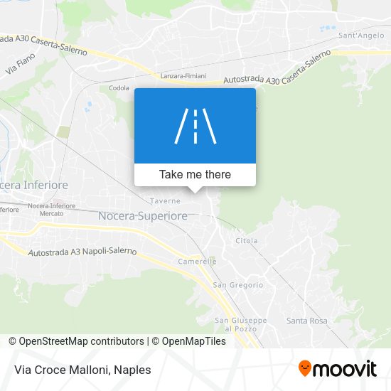 Via Croce Malloni map