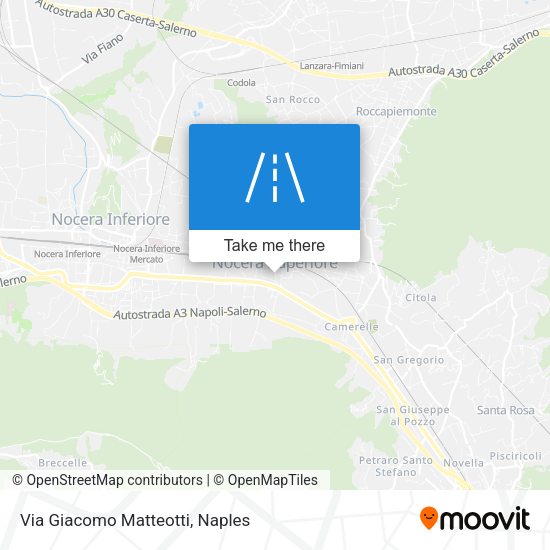 Via Giacomo Matteotti map