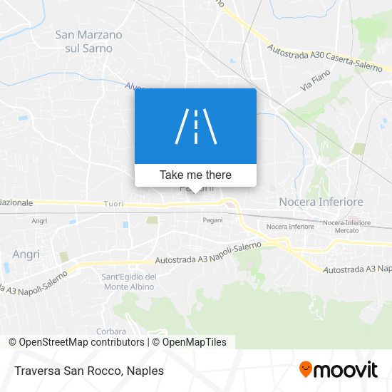 Traversa San Rocco map