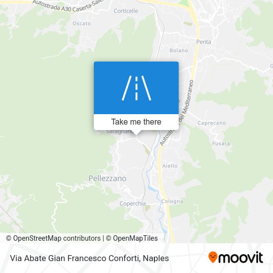 Via Abate Gian Francesco Conforti map