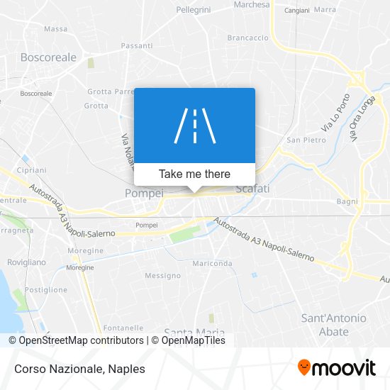 Corso Nazionale map