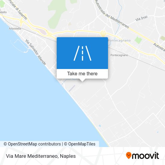 Via Mare Mediterraneo map