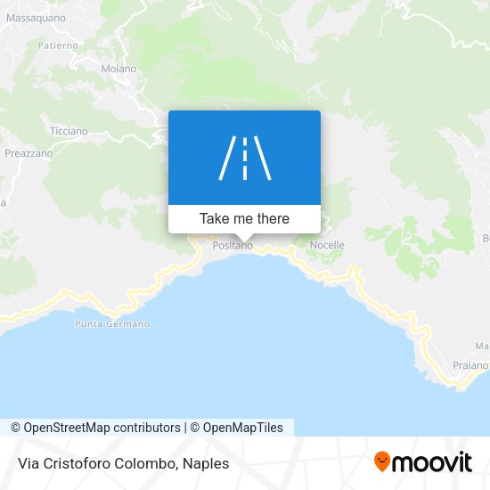 Via Cristoforo Colombo map