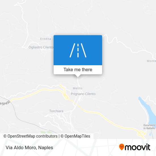 Via Aldo Moro map
