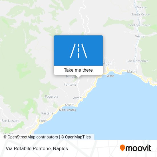 Via Rotabile Pontone map