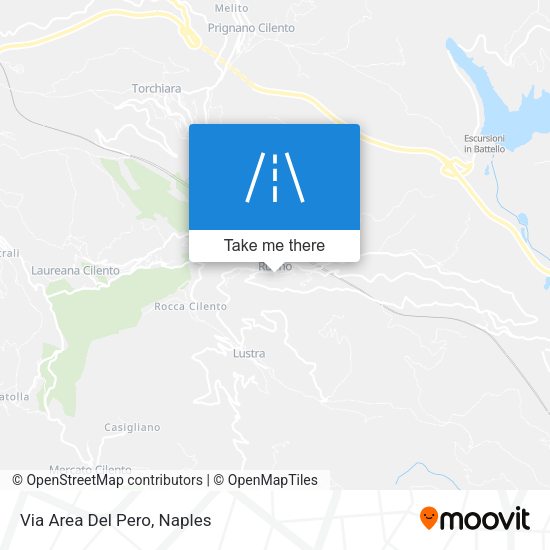Via Area Del Pero map