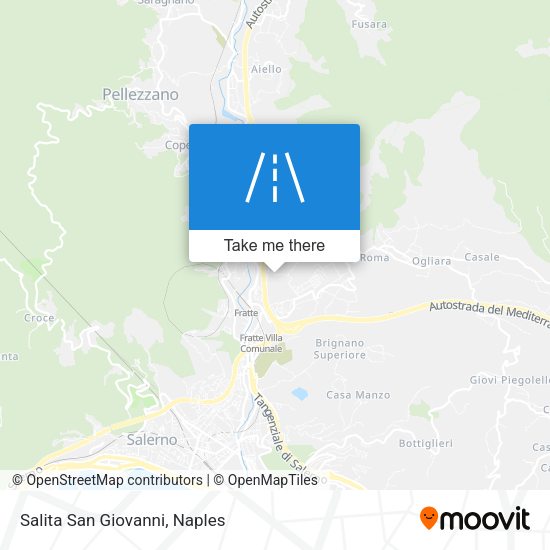 Salita San Giovanni map