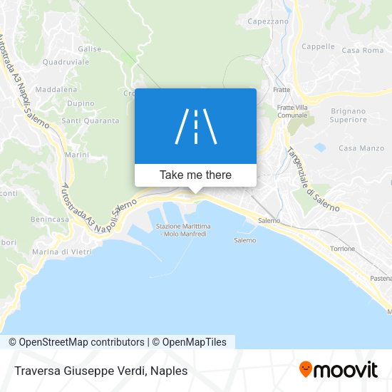 Traversa Giuseppe Verdi map