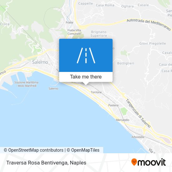 Traversa Rosa Bentivenga map
