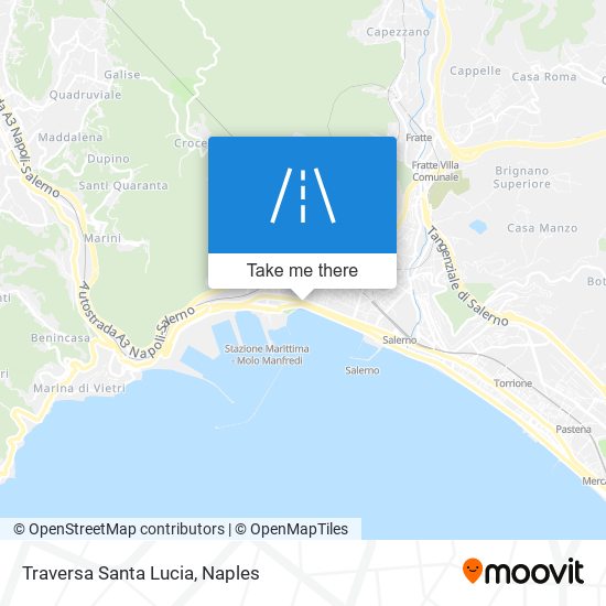 Traversa Santa Lucia map