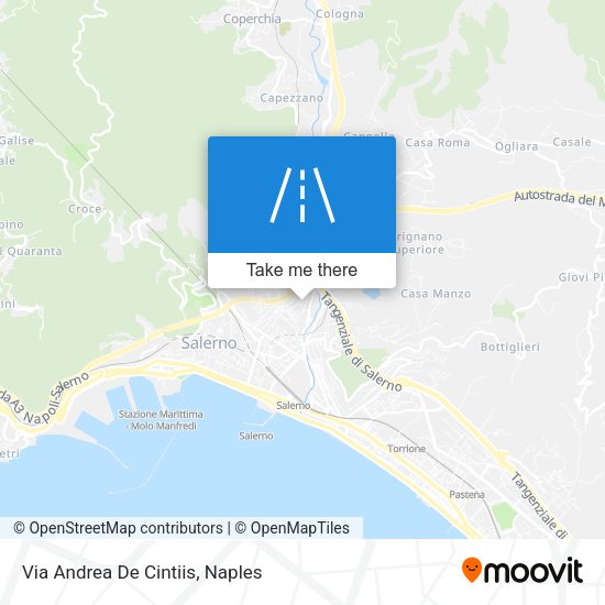 Via Andrea De Cintiis map