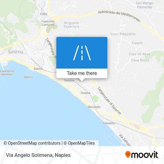 Via Angelo Solimena map