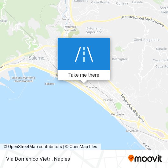 Via Domenico Vietri map
