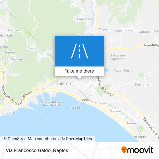 Via Francesco Galdo map