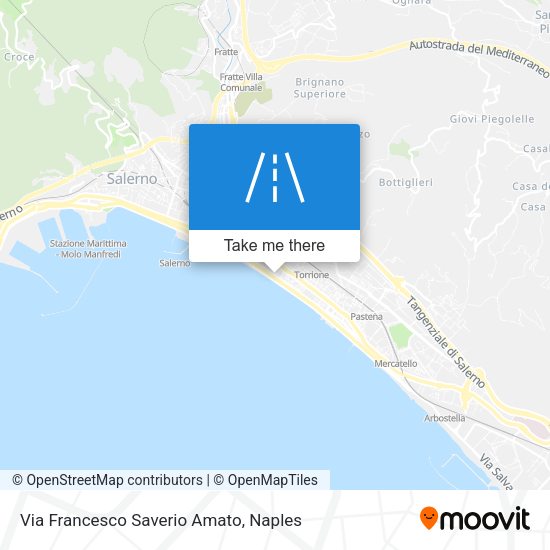 Via Francesco Saverio Amato map
