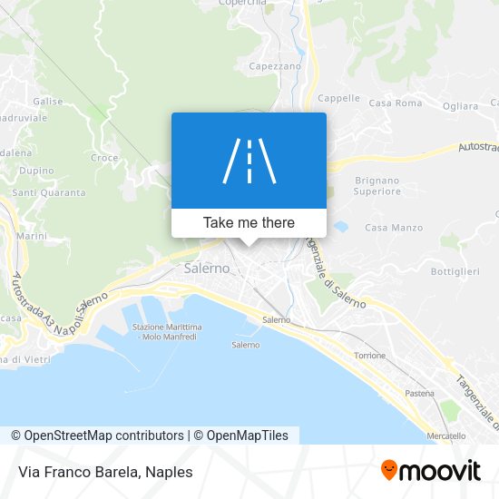Via Franco Barela map