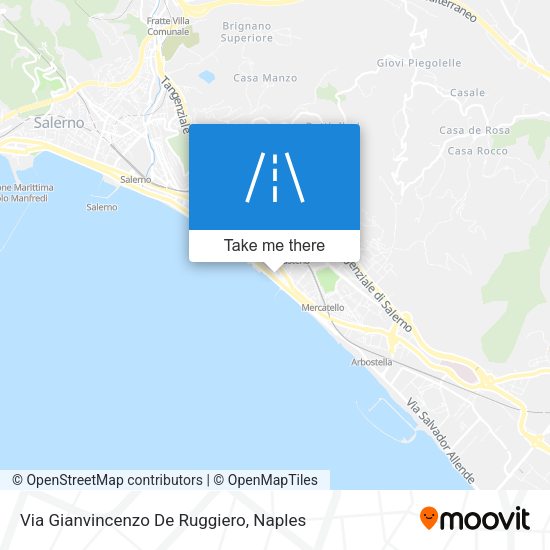 Via Gianvincenzo De Ruggiero map