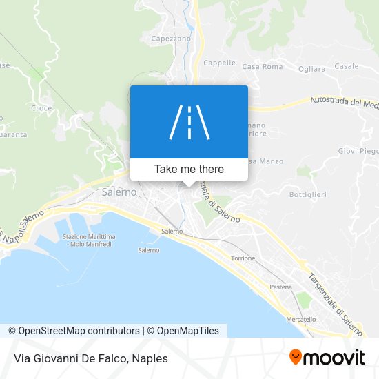 Via Giovanni De Falco map