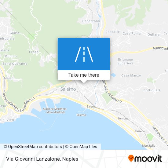Via Giovanni Lanzalone map