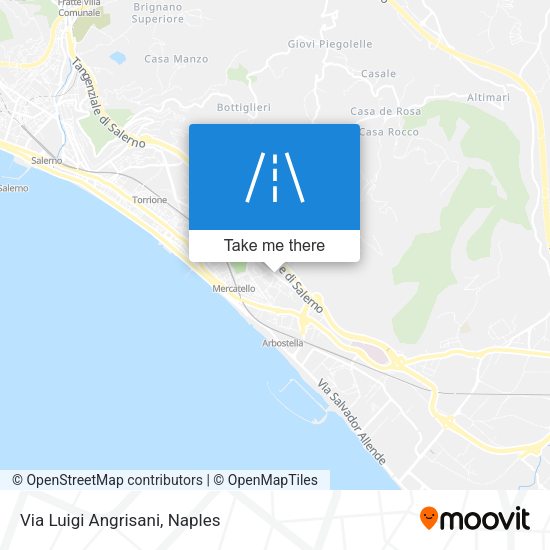 Via Luigi Angrisani map