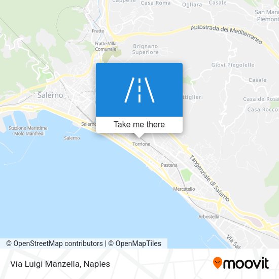 Via Luigi Manzella map