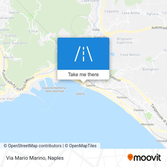 Via Mario Marino map